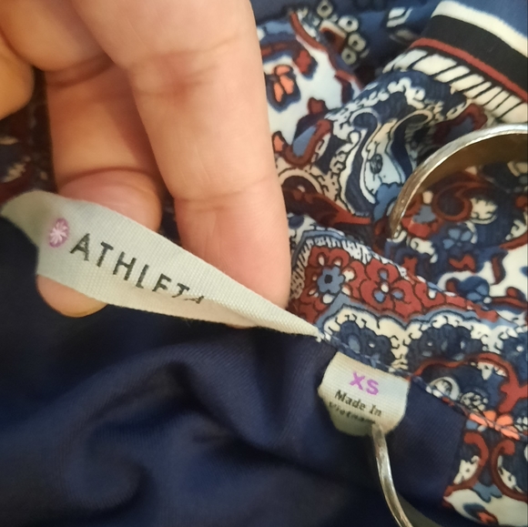 Athleta Maxi Halter Dress with Pockets XS - Picture 3 of 12